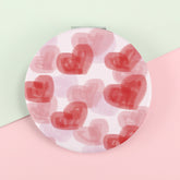 Made Of Eco-Friendly Materials, The Glass Mirror Is Clear And The Silver Plating Is Beautiful, Three Types Of 60*60mm Round Cosmetic Mirrors Are Available, A Must-Have Selection For Gift Giving